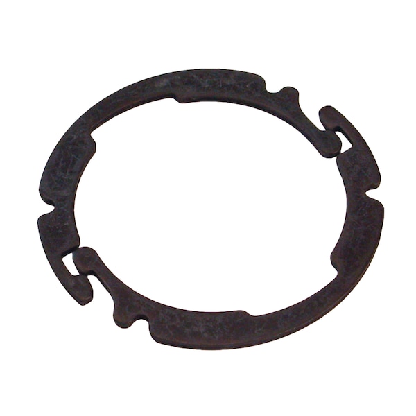 Rotor Clip External SelfLocking PushOn Retaining Ring, Steel Black
